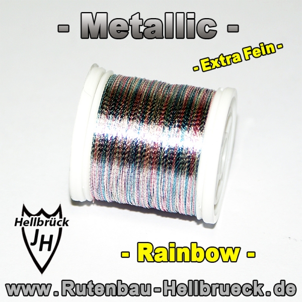 Metallic Bindegarn - Fein - Farbe: Rainbow - Allerbeste Qualität !!!